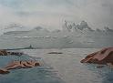 Aufziehendes Gewitter, 1988, Aquarell, 40x30